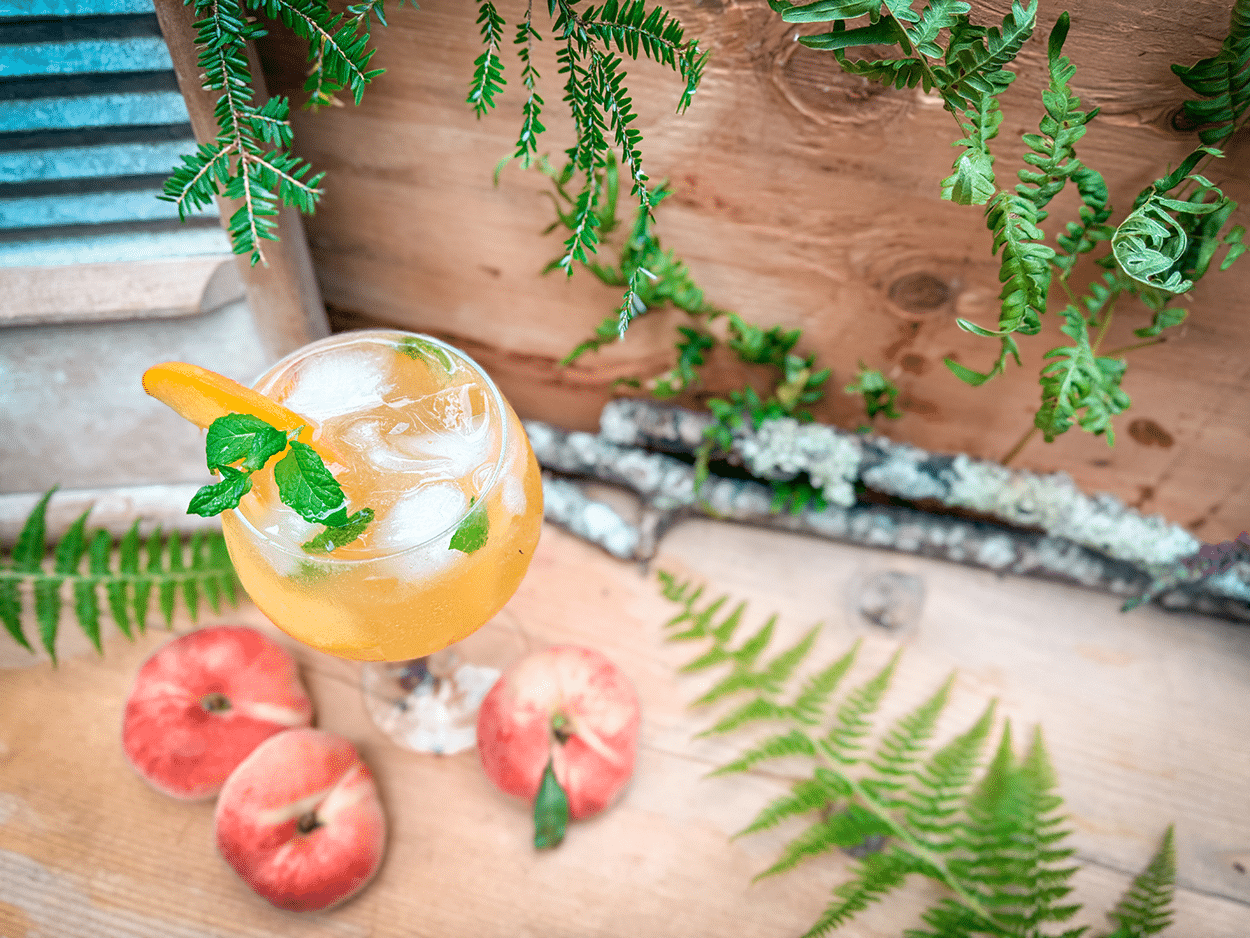 Peach Mint Spritz 3 Peach Mint Spritz Recipe