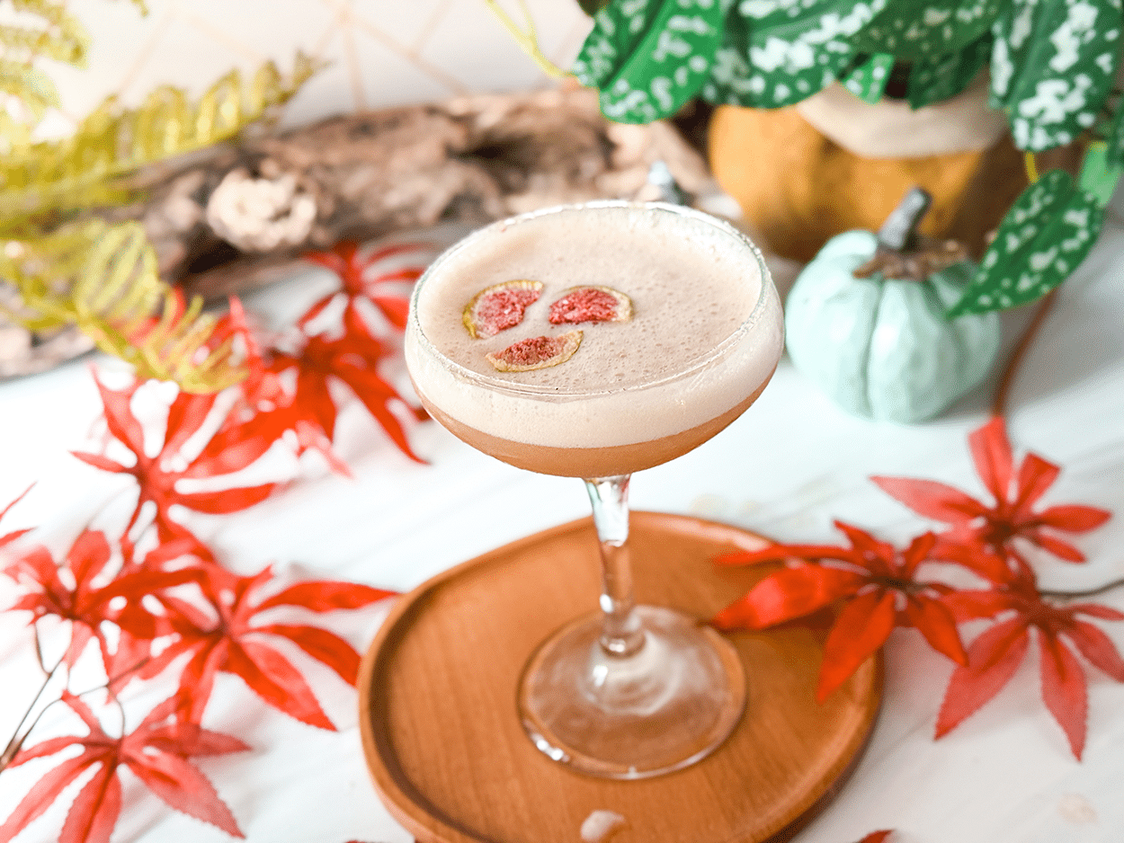 Cardamom Fig Sour 1 Cardamon Fig Sour cocktail recipe