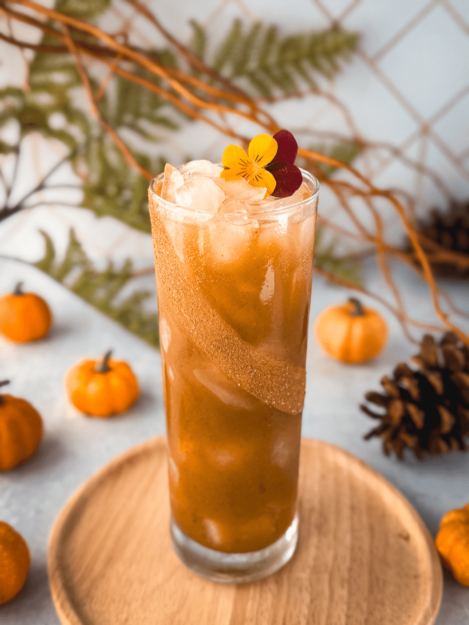 Pumpkin Patch Whiskey Fizz 4 Pumpkin Patch Whiskey Fizz cocktail recipe