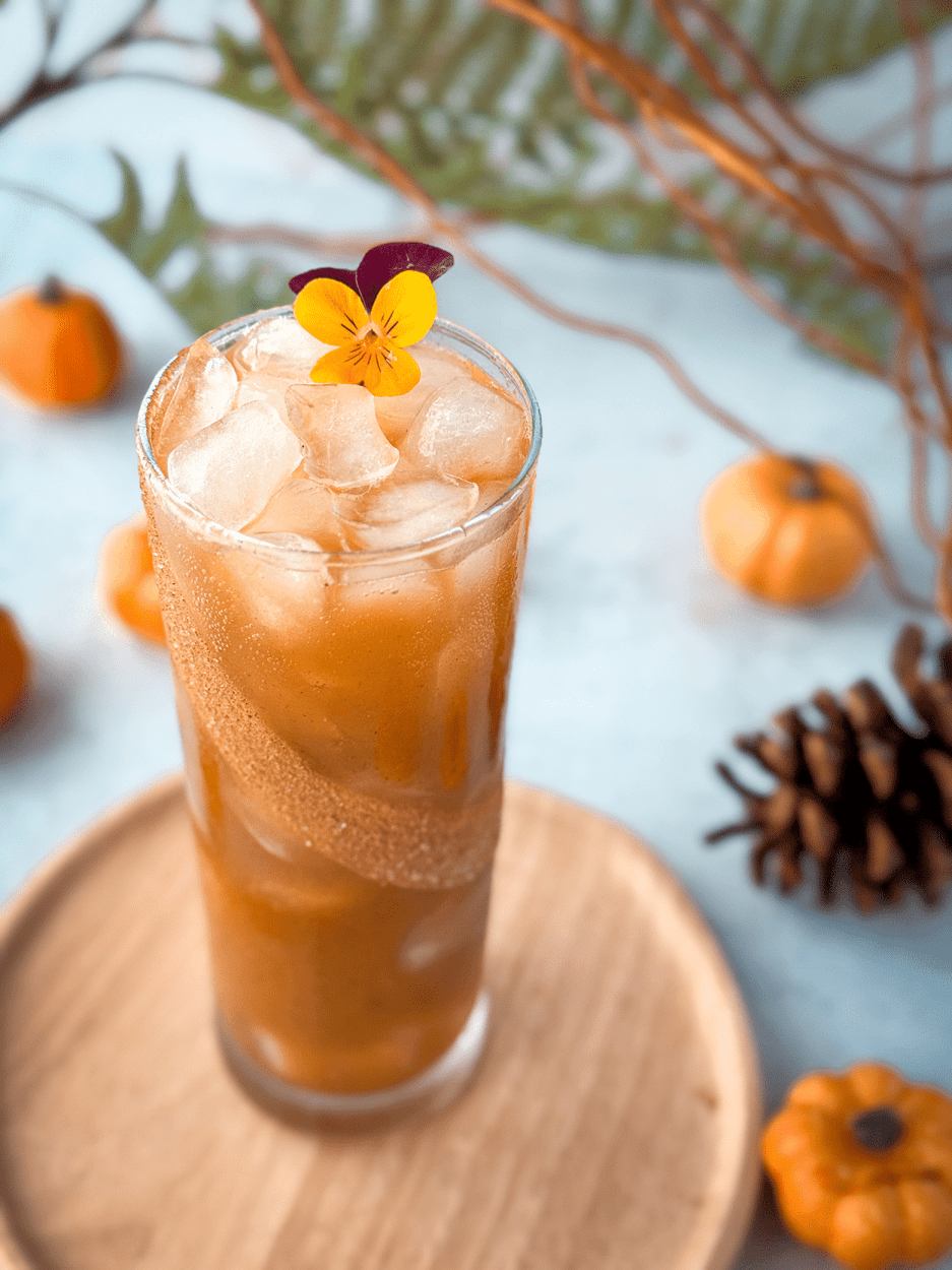 Pumpkin Patch Whiskey Fizz 1 Pumpkin Patch Whiskey Fizz cocktail recipe
