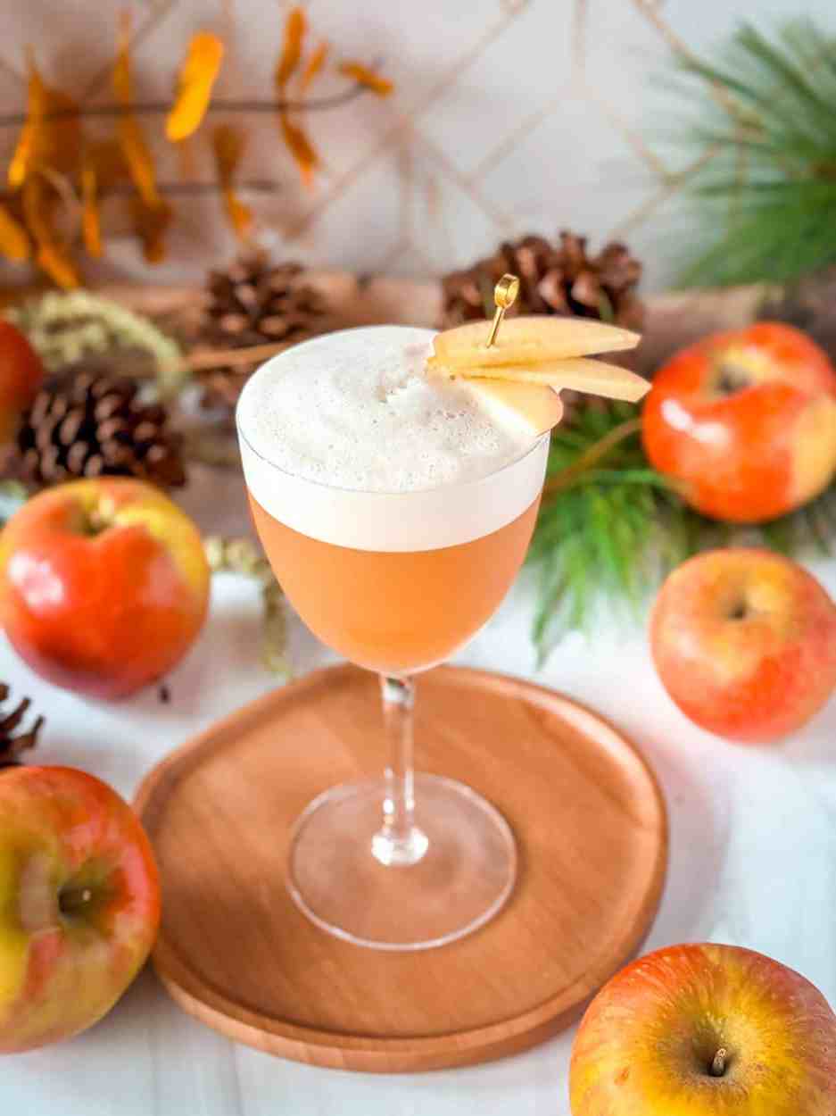 Autumn Harvest Whiskey Sour 1 Autumn Harvest Whiskey Sour cocktail recipe