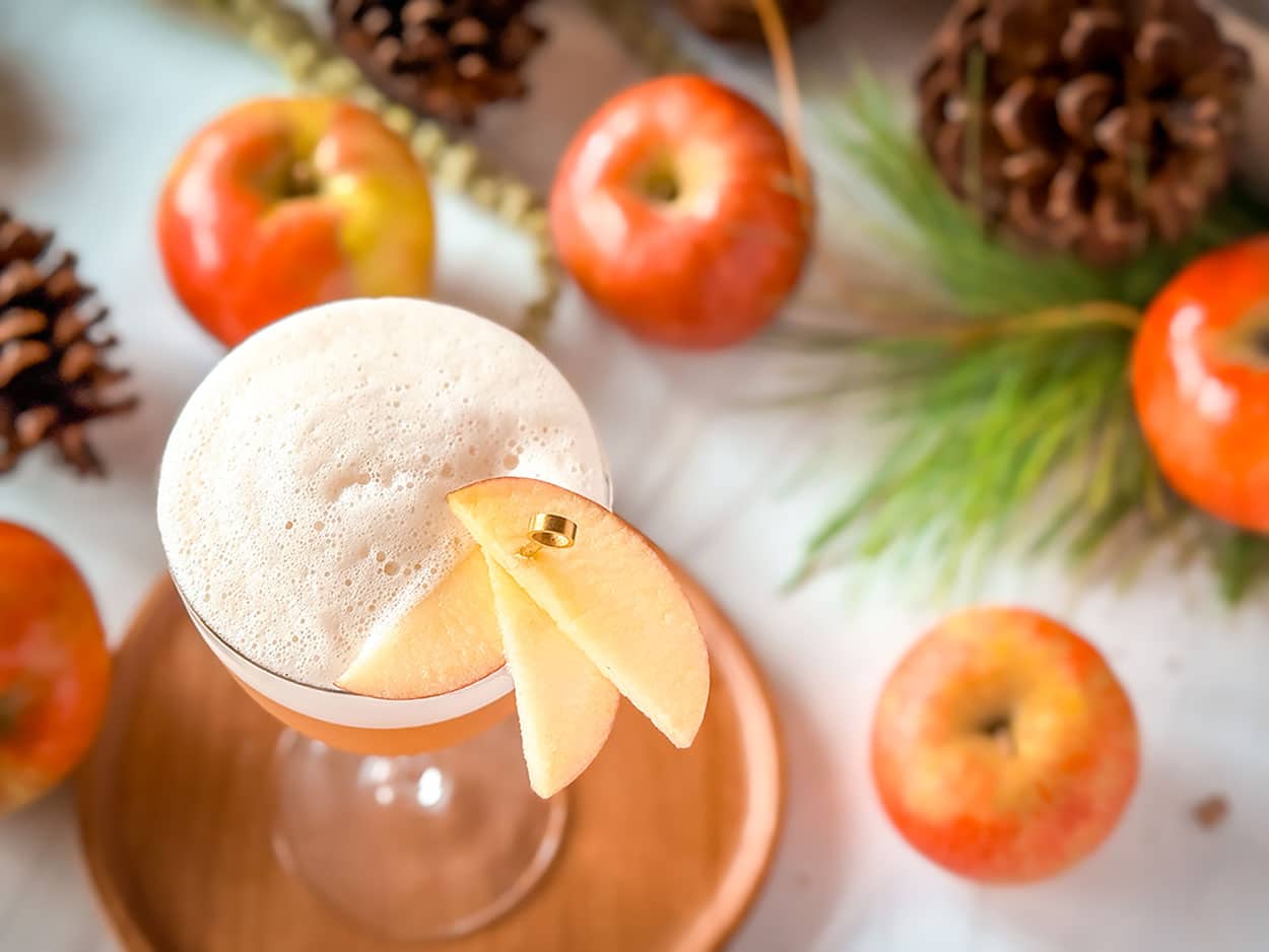 Autumn Harvest Whiskey Sour 3 Autumn Harvest Whiskey Sour cocktail recipe