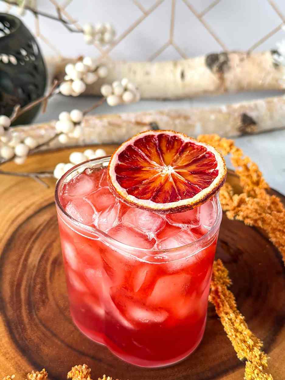 Blood Orange Cardamom Negroni 3 Blood Orange Cardamom Negroni cocktail recipe