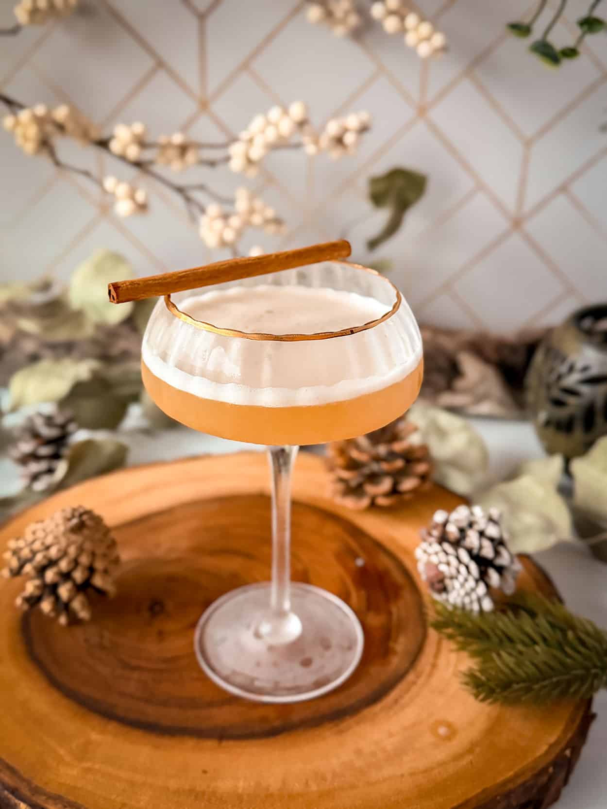 Cardamom Hot Honey Whiskey Sour 5 Cardamom Hot Honey Whiskey Sour cocktail recipe