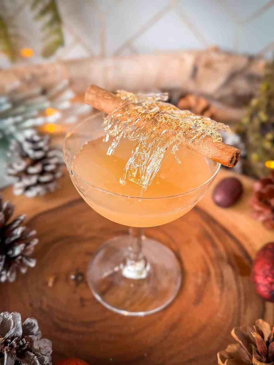 Cinnamon Pear Sour 4 Cinnamon Pear Sour cocktail recipe