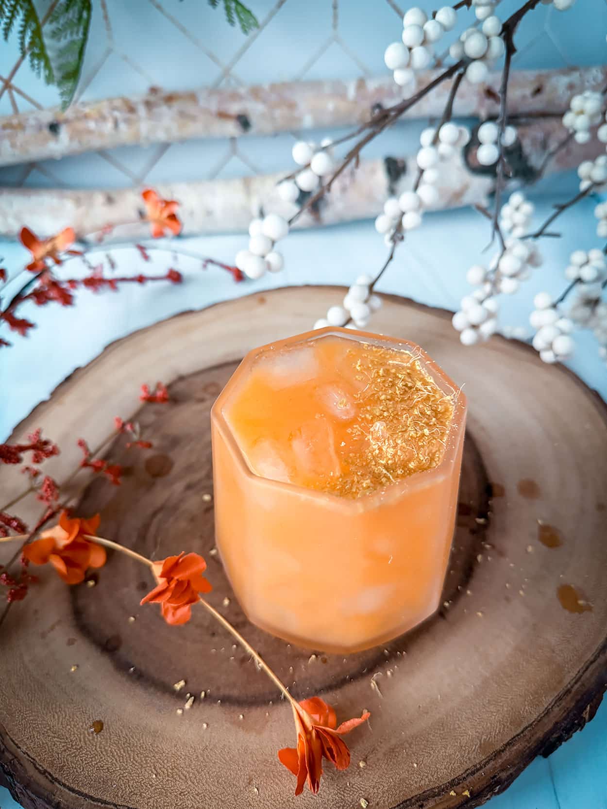 Persimmon Ginger Smash 6 Persimmon Ginger Smash cocktail recipe