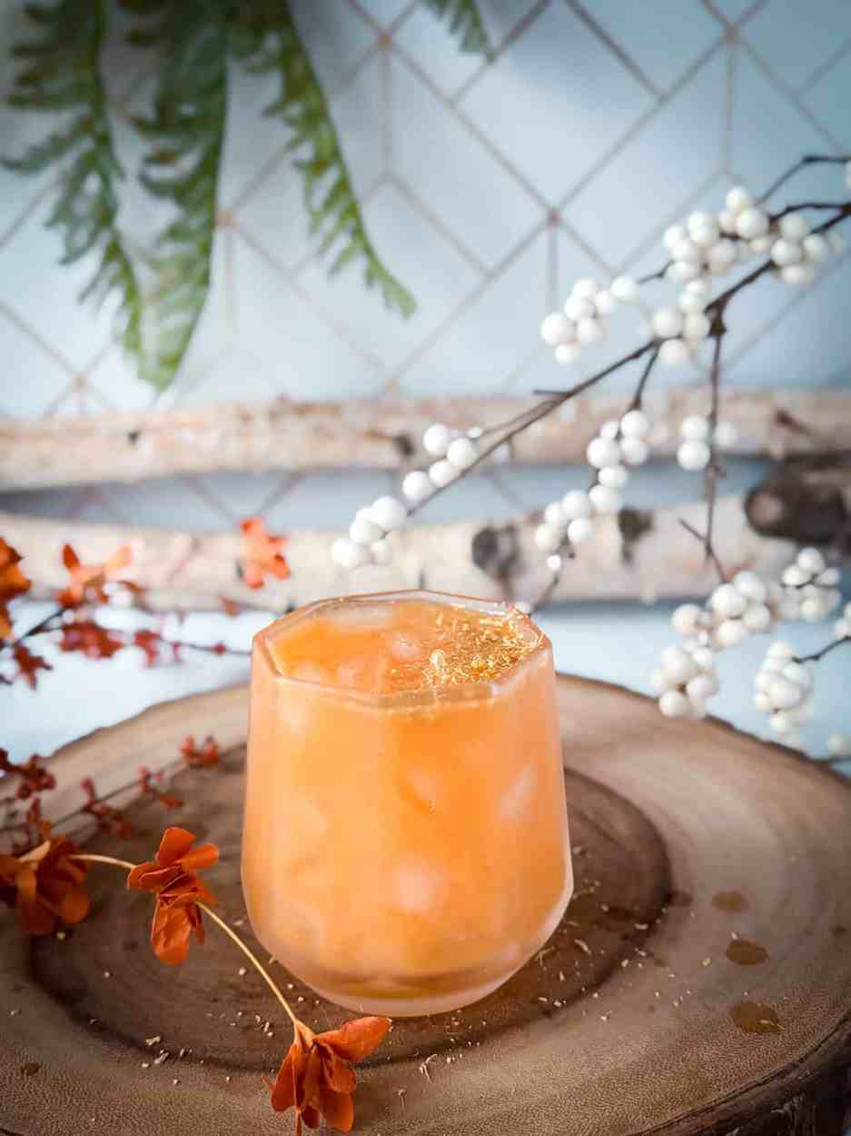 Persimmon Ginger Smash 3 Persimmon Ginger Smash cocktail recipe
