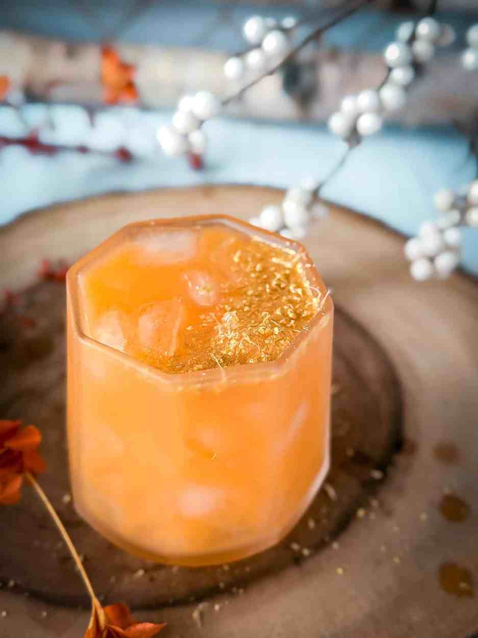 Persimmon Ginger Smash 2 Persimmon Ginger Smash cocktail recipe