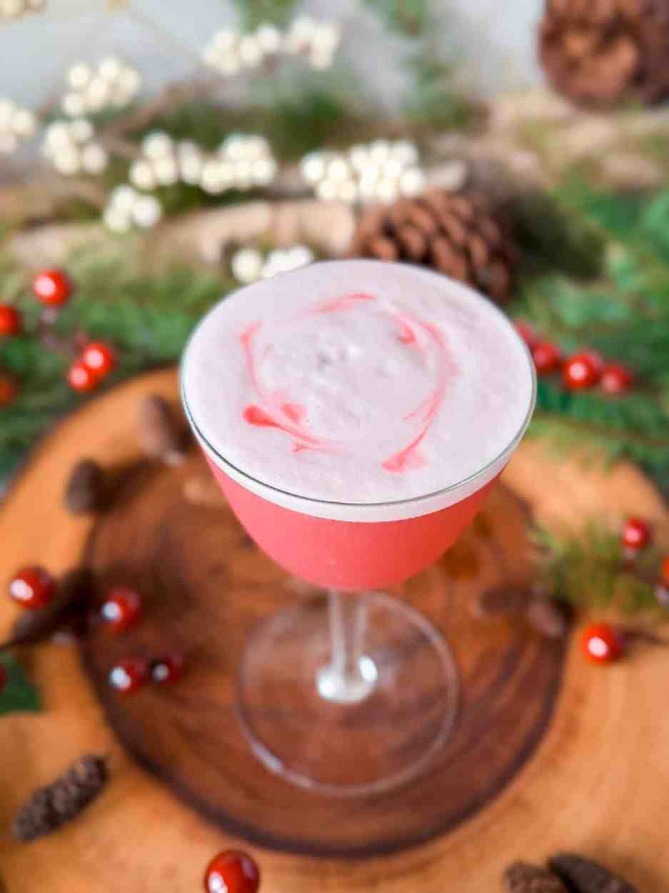 Pomegranate Smoke Sour 3 Pomegranate Smoke Sour cocktail recipe