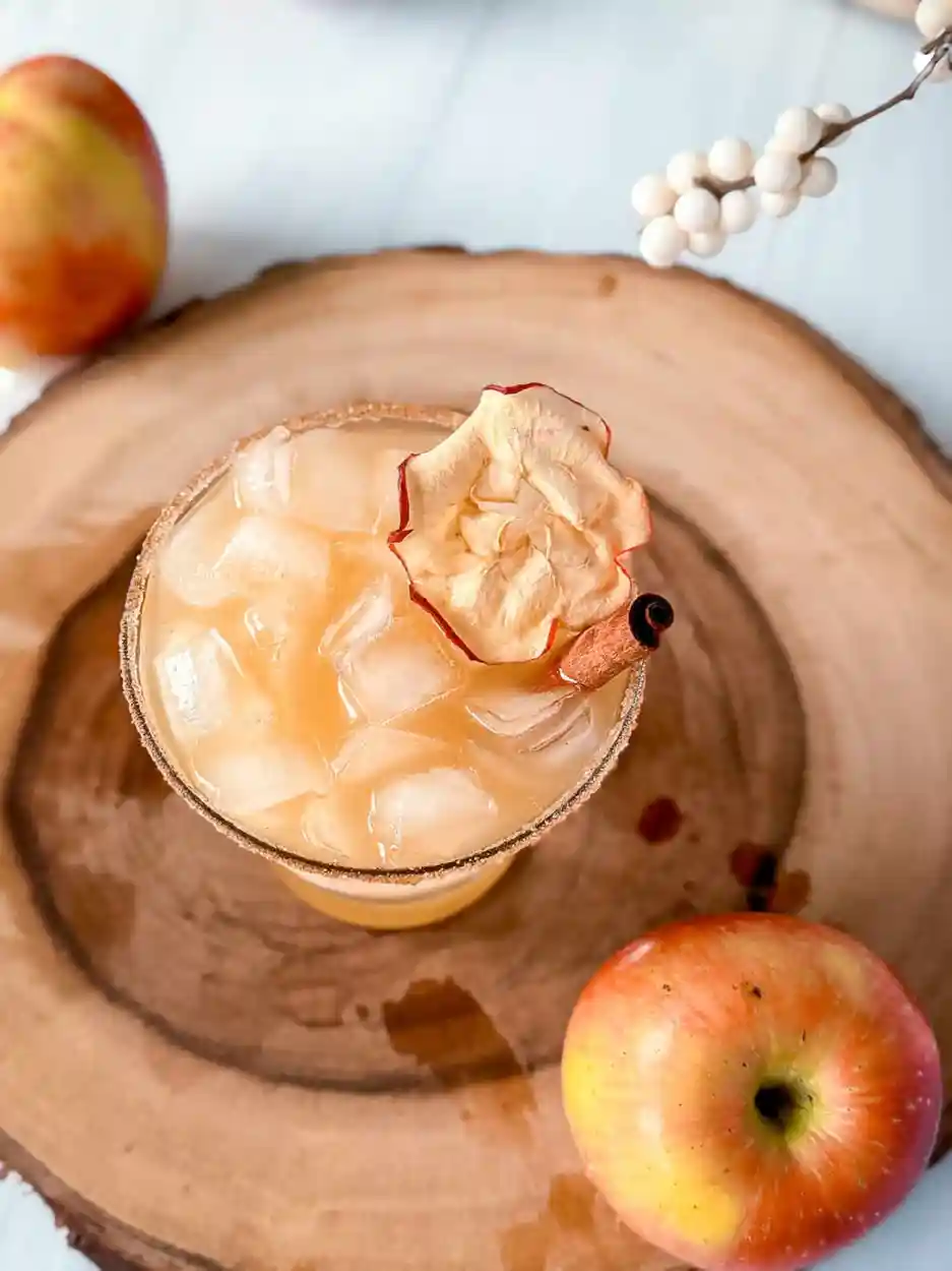 Spiced Apple Cider Margarita 2 Spiced Apple Cider Margarita cocktail recipe