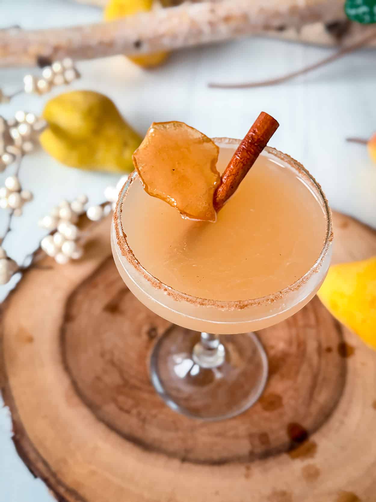 Spiced Pear and Maple Martini 5 Spiced Pear and Maple Martini cocktail recipe