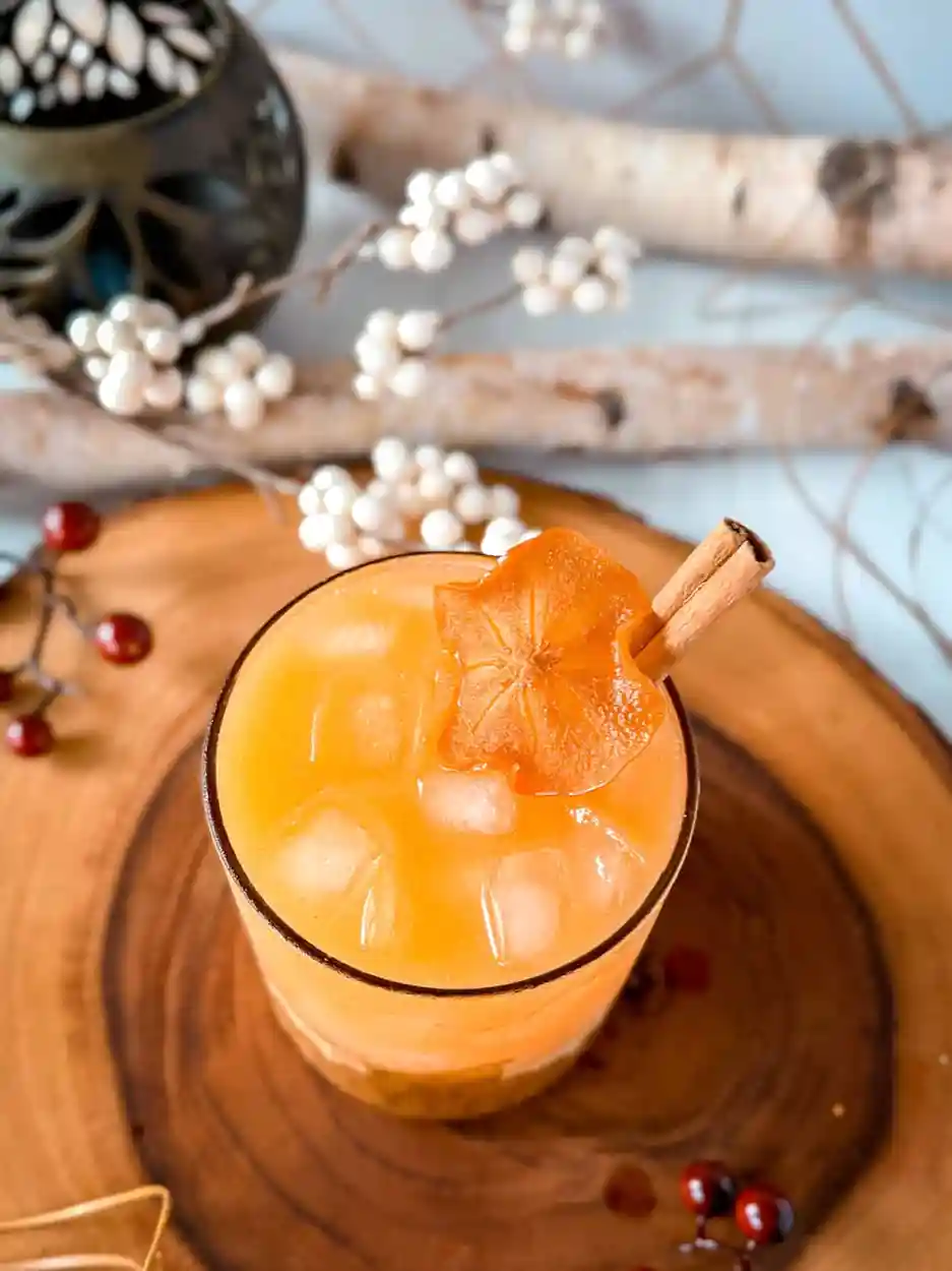 Spiced Persimmon Smash 2 Spiced Persimmon Smash cocktail recipe
