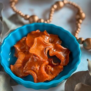 Caramelized Persimmons 4 Caramelized Persimmons garnish recipe