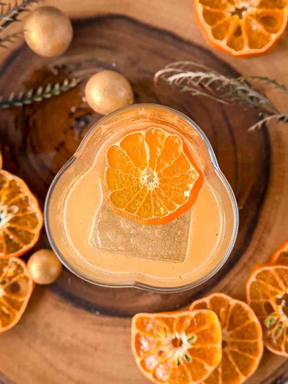 Tangerine Ginger Mint Smash 3 Tangerine Ginger Mint Smash cocktail recipe