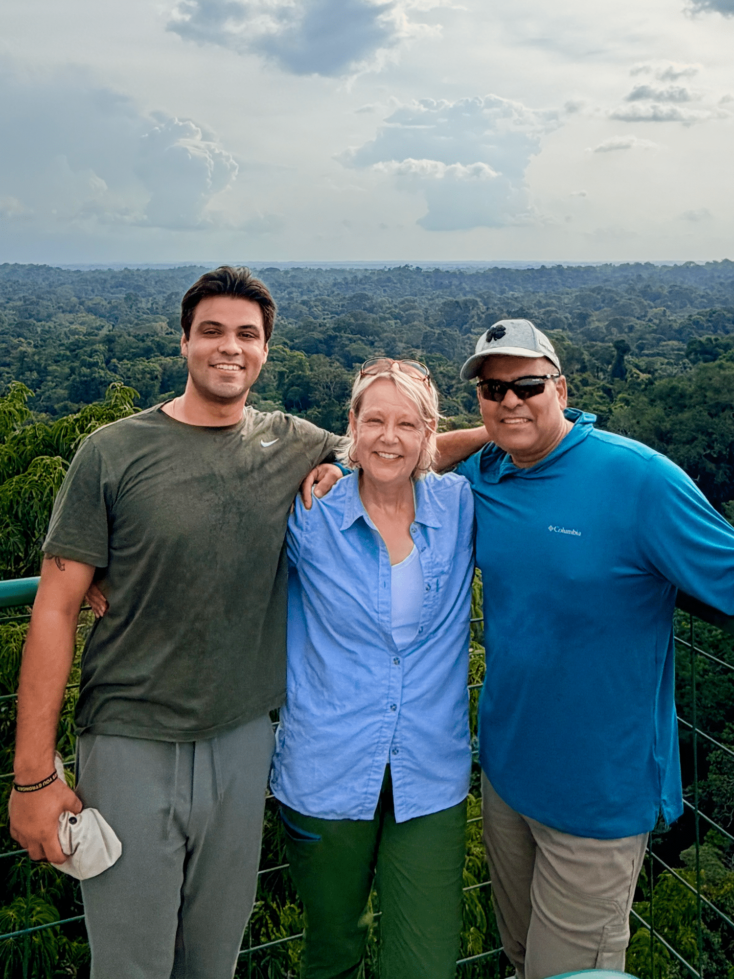 Exhaling in the Amazon: Finding a Floating Sanctuary on the Wild Napo 14 Author Shellie with her family in Ecuador