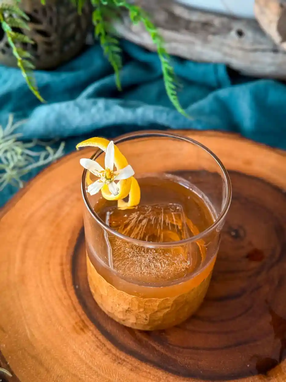 Cherry Blossom Old Fashioned 1 Cherry Blossom Old Fashioned cocktail recipe