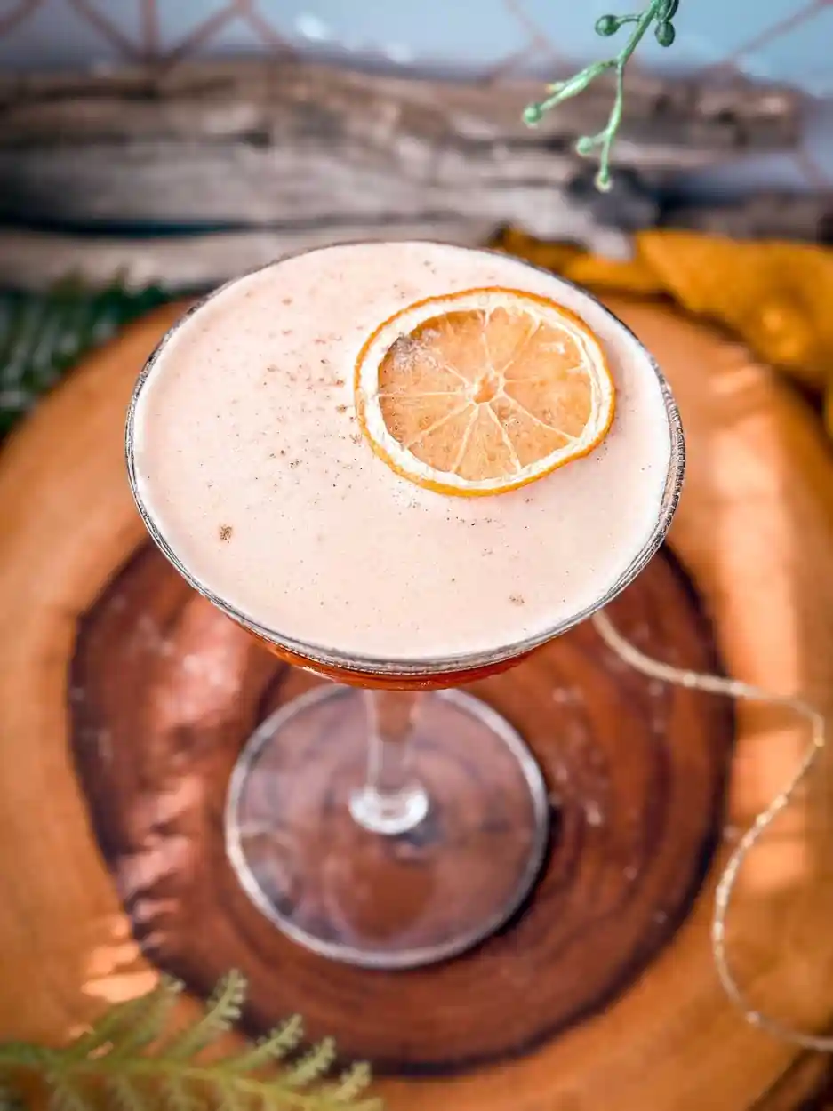 Date Cardamom Whiskey Sour 4 Date Cardamom Whiskey Sour cocktail recipe
