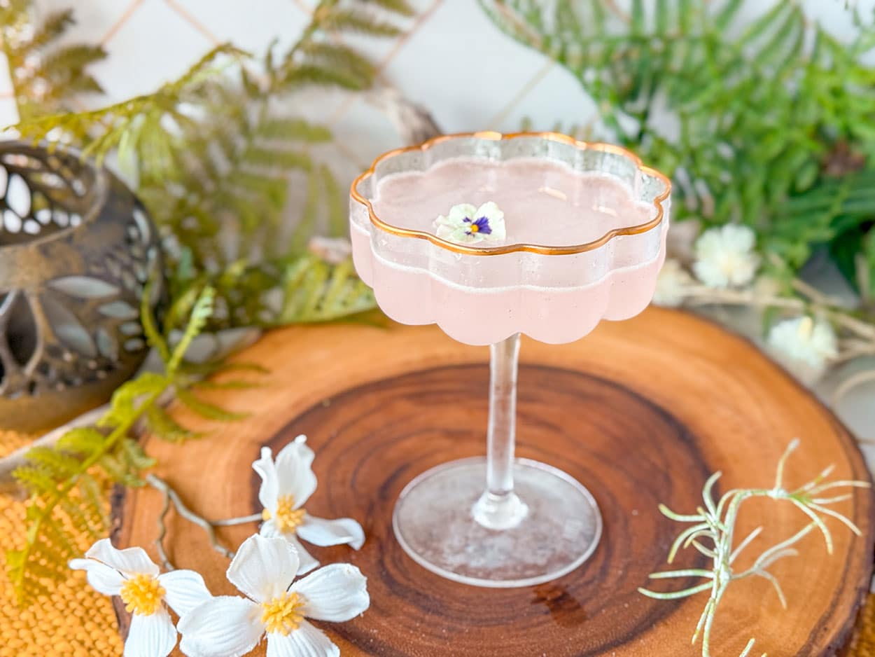 Falling Petals Sakura Gimlet 3 falling petals gin gimlet cocktail recipe