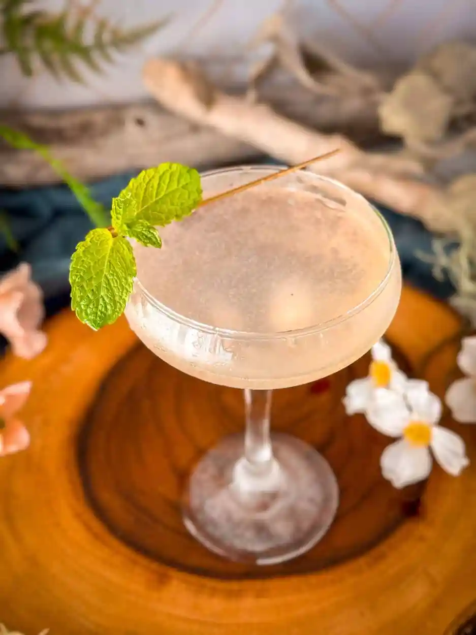 Herbal Sakura Garden Cocktail 4 Herbal Sakura Garden Cocktail recipe