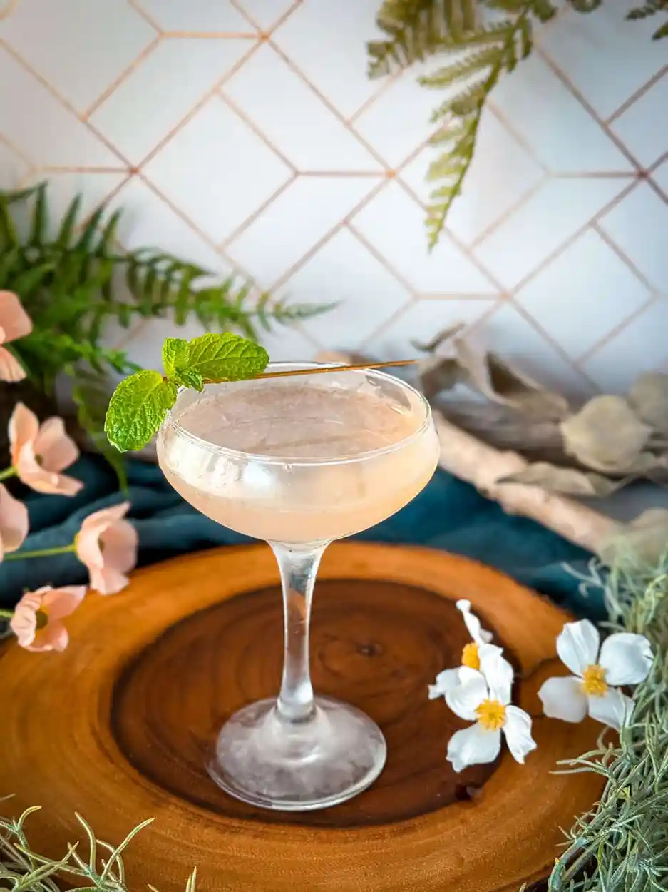 Herbal Sakura Garden Cocktail 3 Herbal Sakura Garden Cocktail recipe
