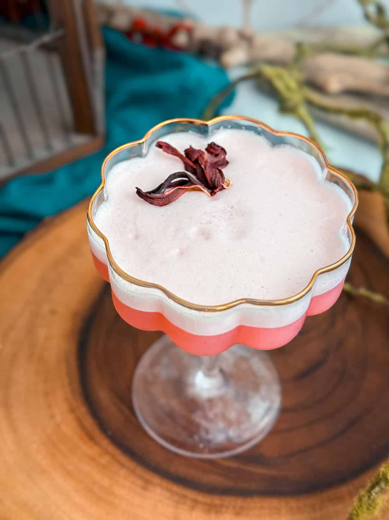 Hibiscus Guava Sour 5 Hibiscus Guava Sour cocktail Recipe