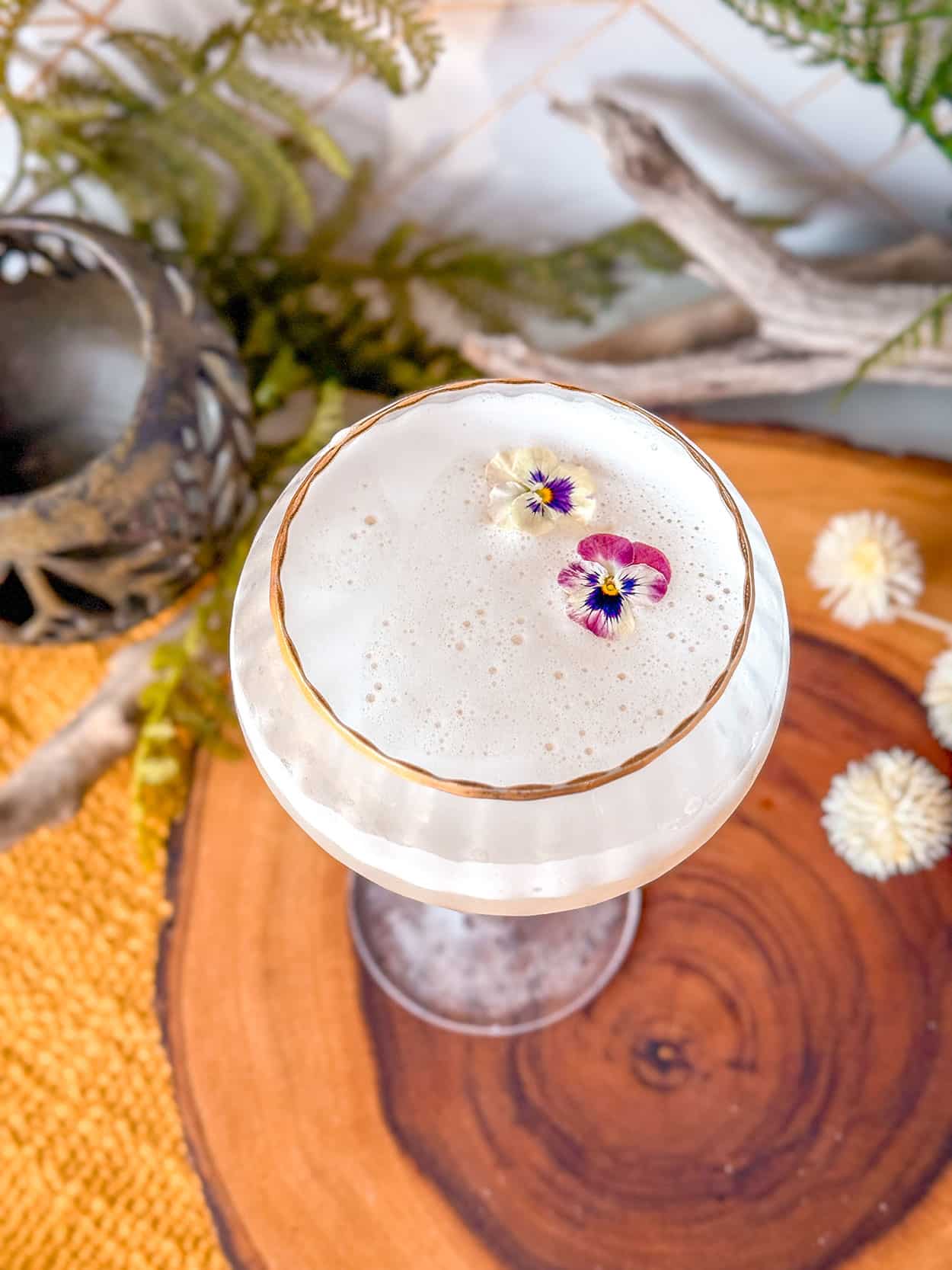 Petal and Stone Cherry Blossom Gin Sour 4 Petal and Stone Cherry Blossom Sour Cocktail Recipe