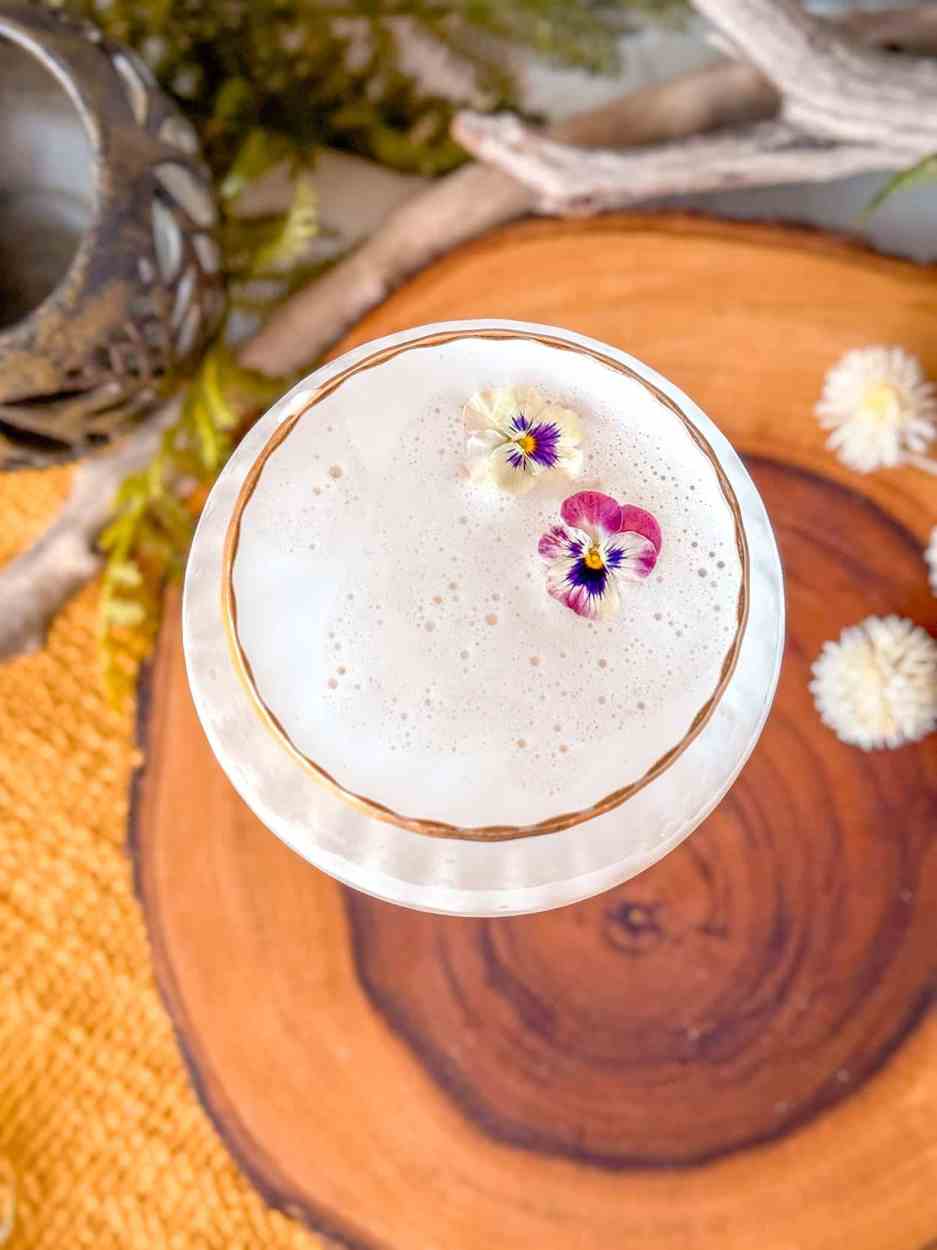 Petal and Stone Cherry Blossom Gin Sour 1 Petal and Stone Cherry Blossom Sour Cocktail Recipe