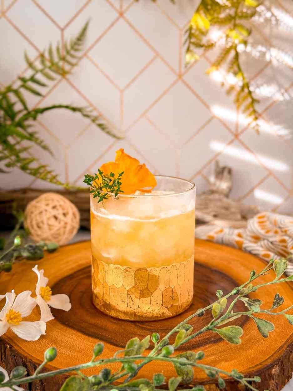Pineapple Thyme Punch 2 Pineapple Thyme Punch cocktail recipe