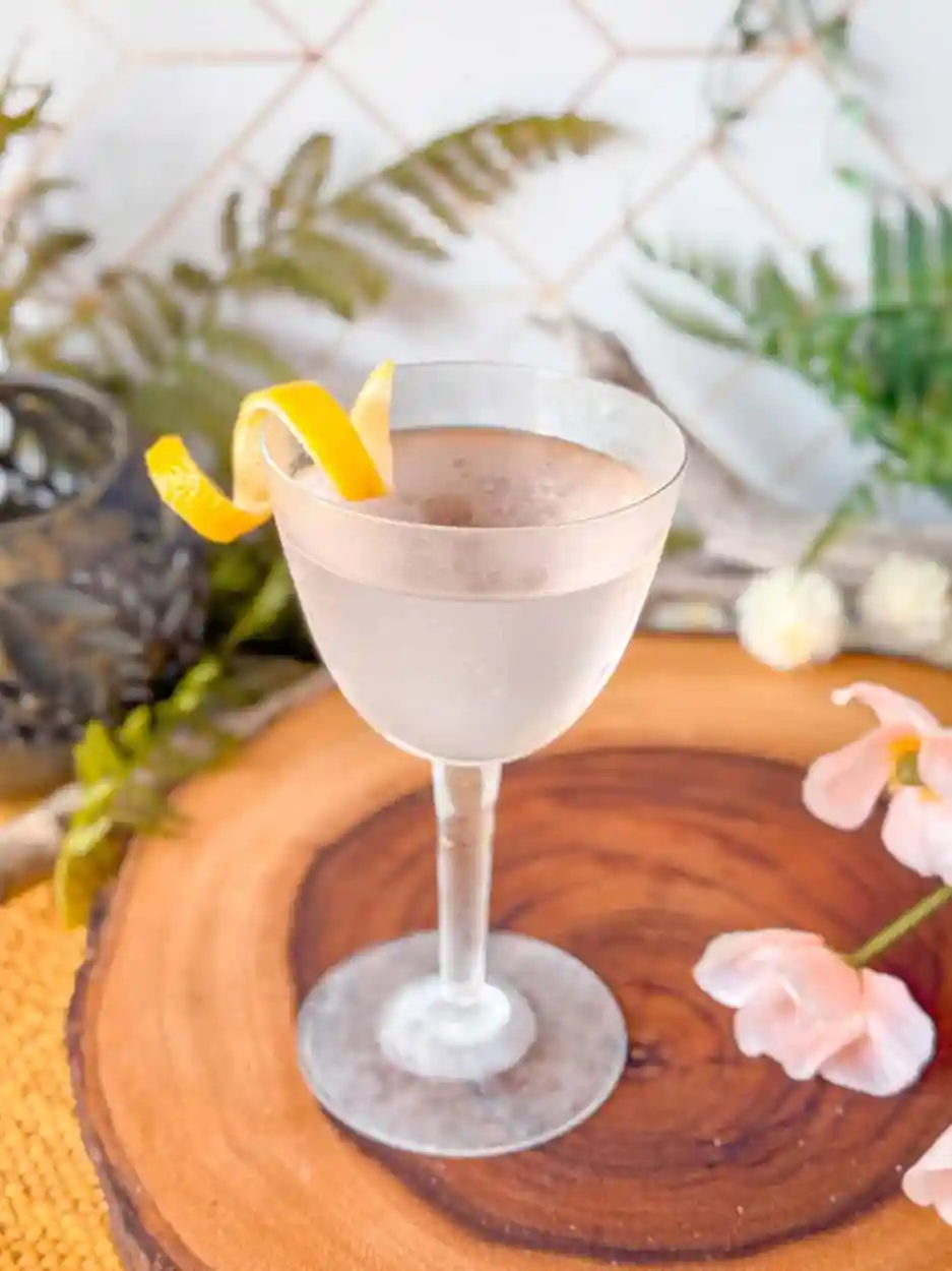 Sakura Drift Cherry Blossom Martini 2 Sakura Drift Martini cocktail recipe