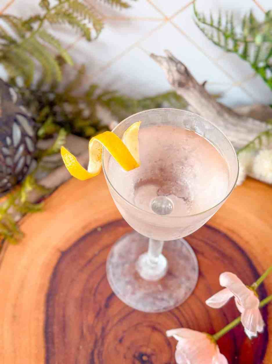 Sakura Drift Cherry Blossom Martini 1 Sakura Drift Martini cocktail recipe