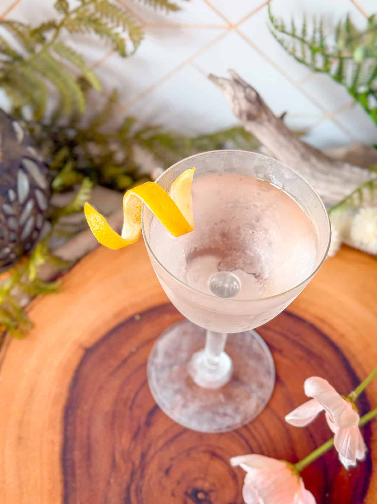 Sakura Drift Cherry Blossom Martini 7 Sakura Drift Martini cocktail recipe