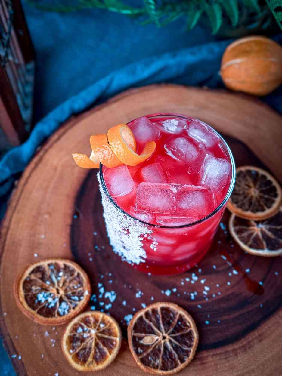 Blood Orange Honey Margarita 1 Blood Orange Honey Margarita cocktail recipe