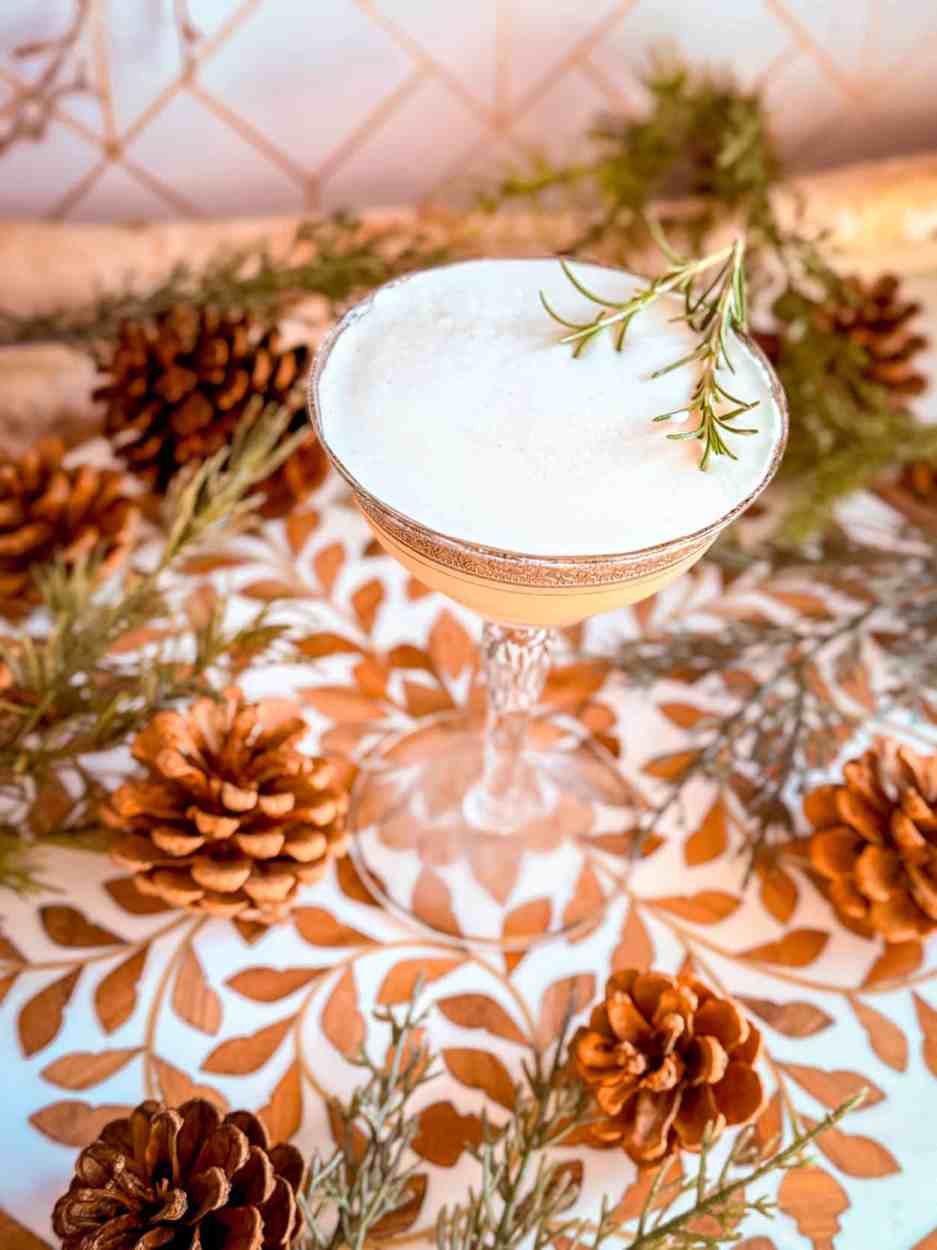 Pine Needle Whiskey Sour 3 Pine Needle Whiskey Sour cocktail recipe