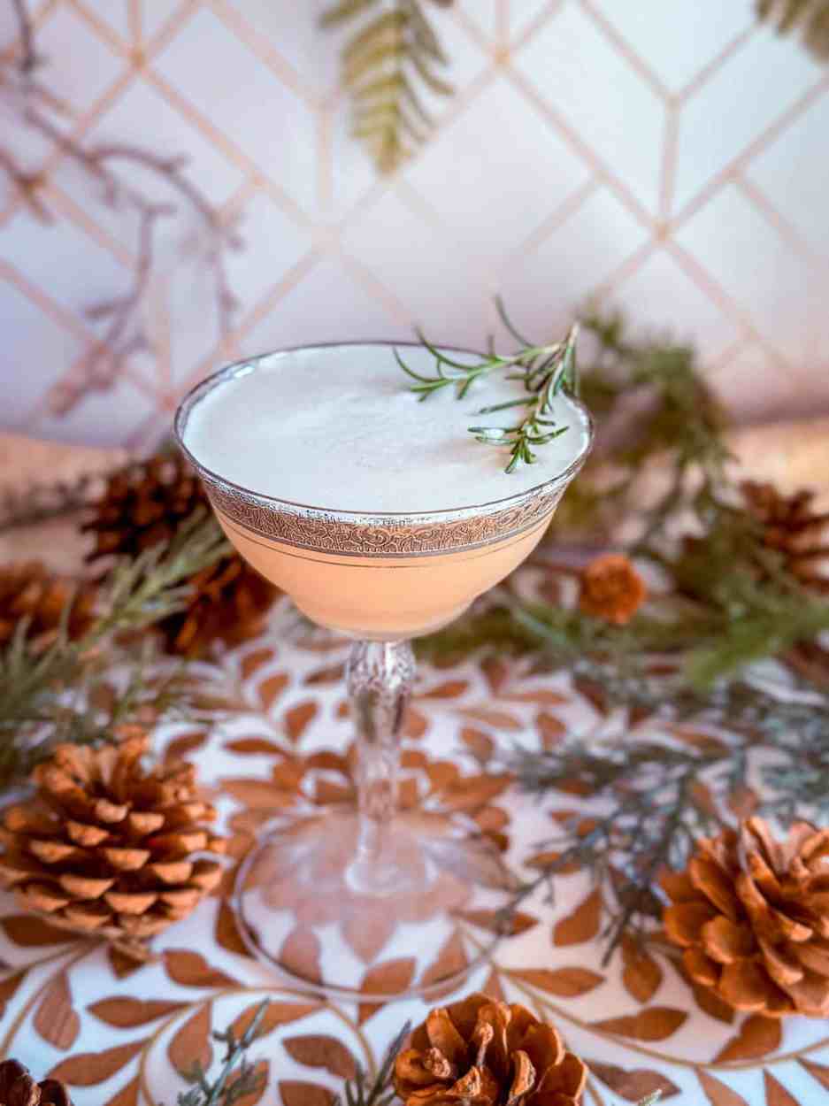 Pine Needle Whiskey Sour 2 Pine Needle Whiskey Sour cocktail recipe