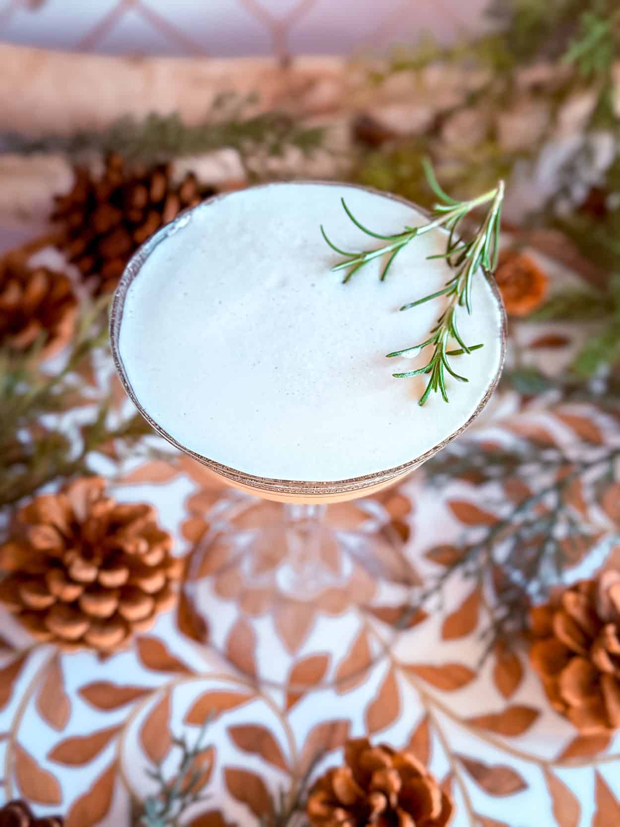 Pine Needle Whiskey Sour 4 Pine Needle Whiskey Sour cocktail recipe