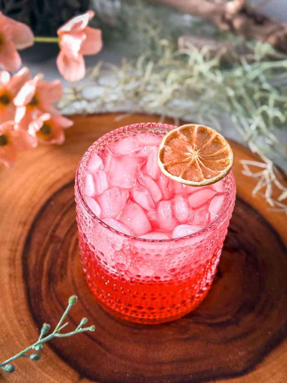 Pink Horizon: Prickly Pear Vodka Highball 3 Pink Horizon Vodka Highball cocktail recipe