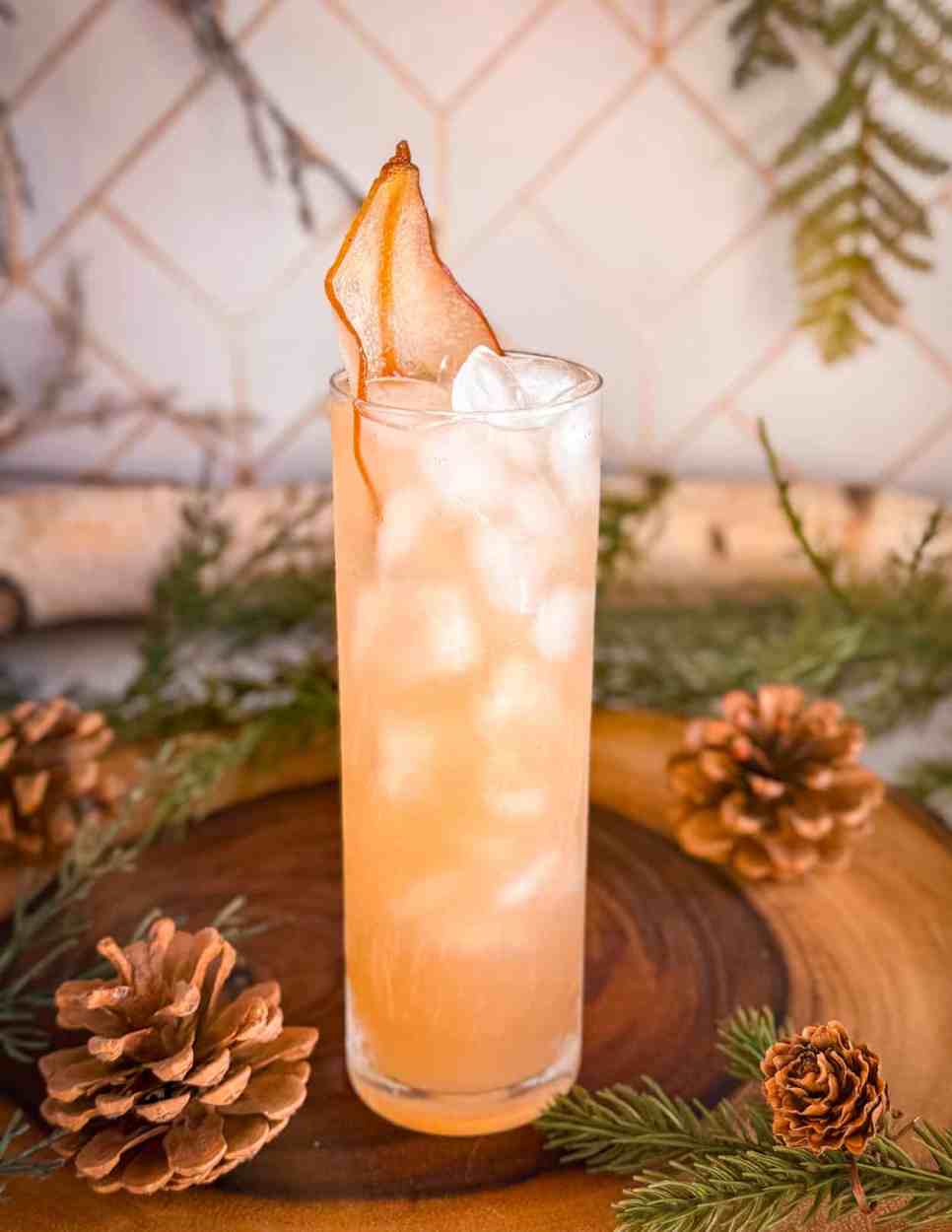 Snowy Orchard Spritz 2 Snowy Orchard Spritz cocktail recipe