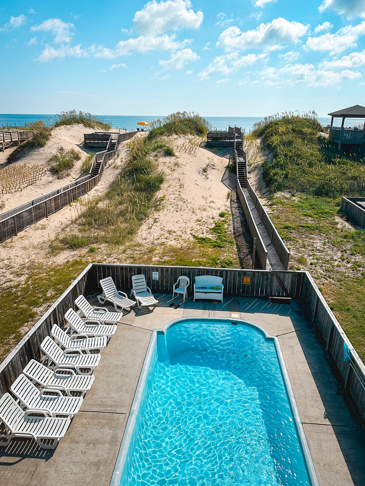 Family Vacations That Actually Cost Under $3,000 (Including Flights) 12 View from rental house in Outer Banks, North Carolina