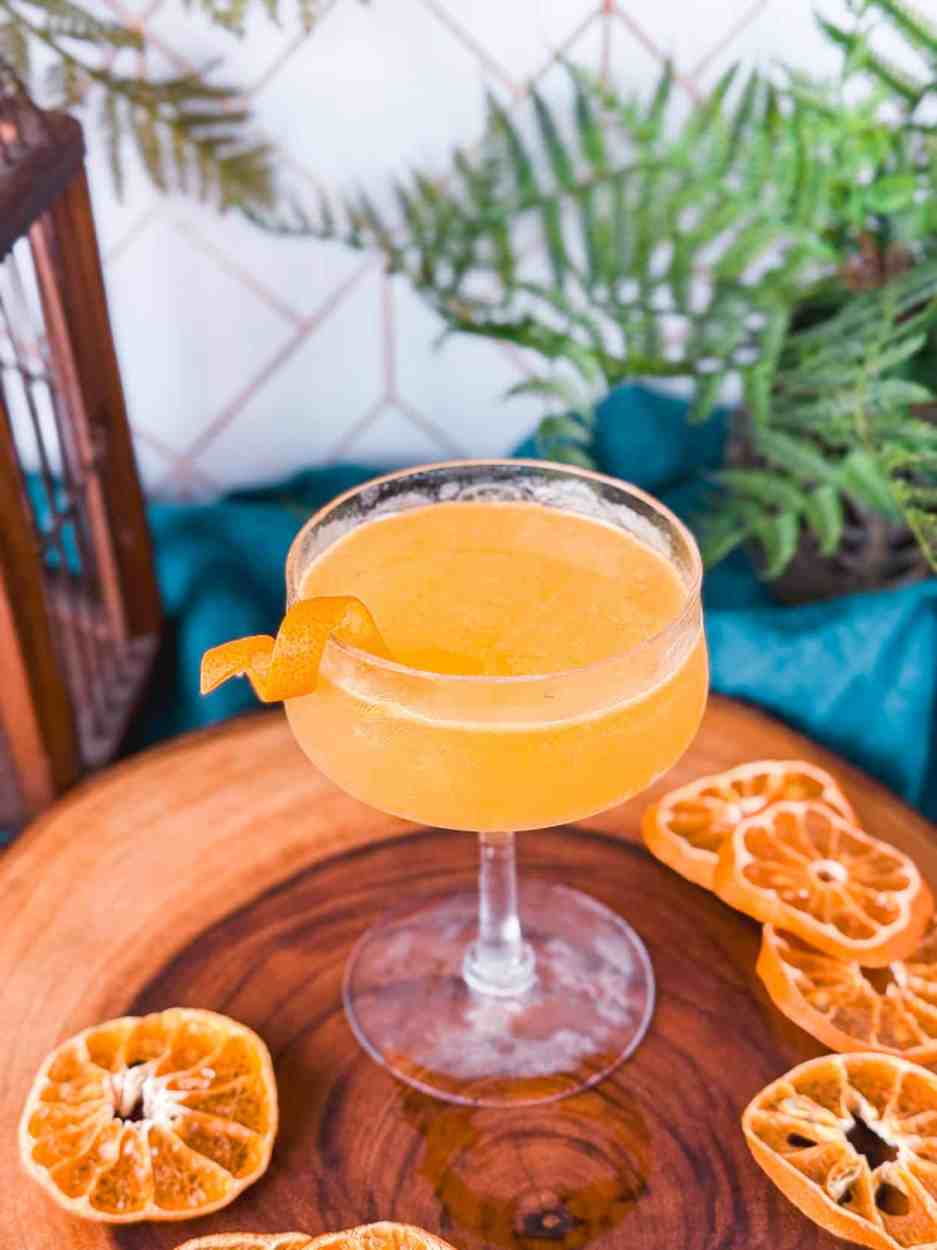 Tangerine Honey Gimlet 2 Tangerine Honey Gin Gimlet cocktail recipe